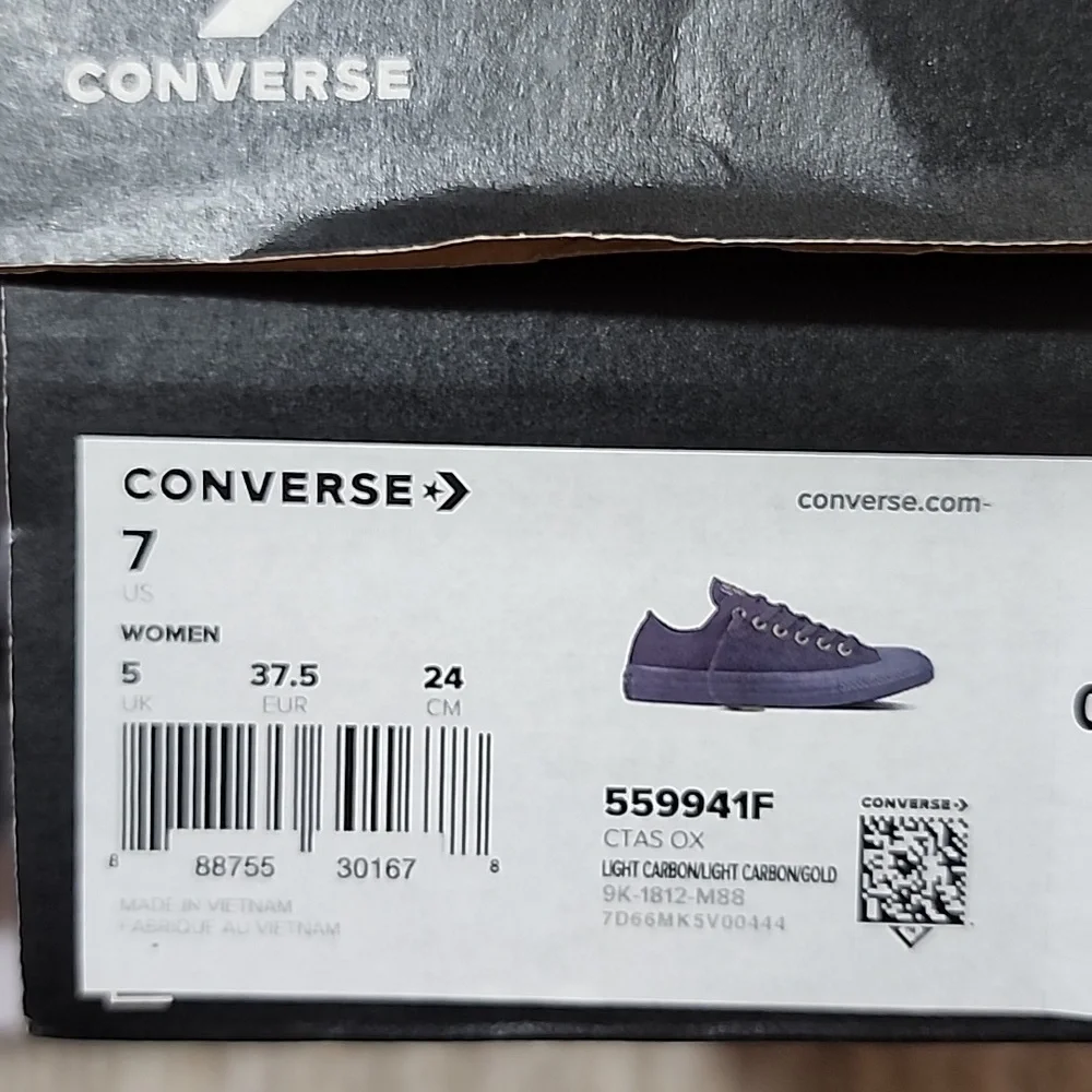 Converse light carbon/grey low top sneakers - Picture 5 of 5